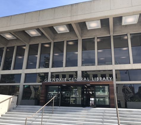 Friends Of The Glendale Public Library - Glendale, CA. The renovated frontage on Harvard.