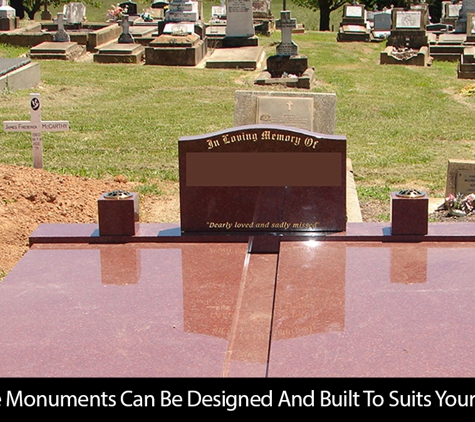 McMurtrie & Co - Orange, NSW. Doble Monuments Can Be Designed And Built To Suits Your Need