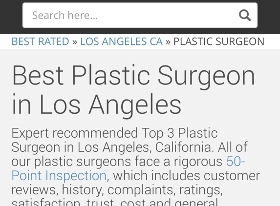 Dr. Kenneth Hughes MD, Plastic Surgeon in Los Angeles and Beverly Hills - Los Angeles, CA. Dr. Kenneth Hughes was selected as best plastic surgeon in Los Angeles in 2020