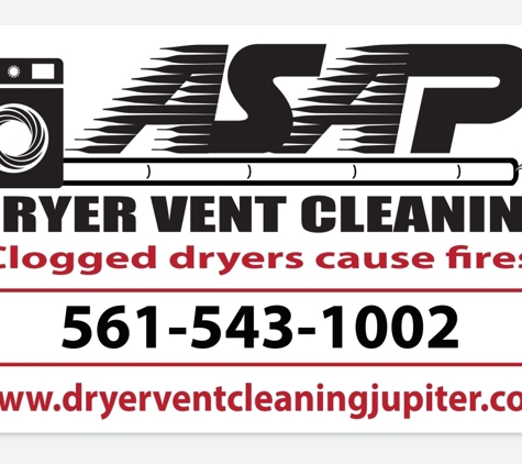 Asap Dryer Vent Cleaning - Jupiter, FL. Formally known as the Lint Man in Jupiter