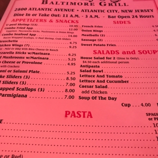 Tony's Baltimore Grill - Atlantic City, NJ