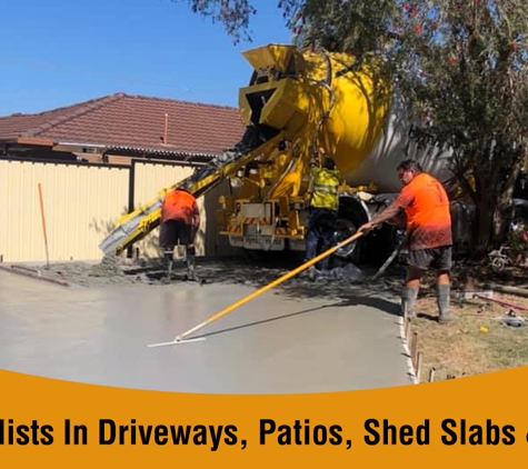 GTS Concreting. Specialists In Driveways, Patios, Shed Slabs & More