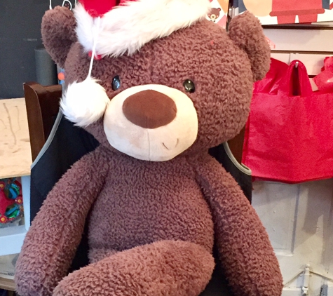 Roflcopter Toys & Gifts - Jersey City, NJ. Santa bear at the register.