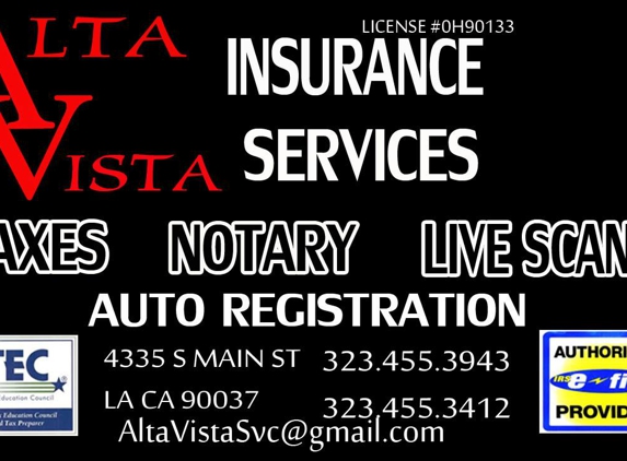 ALTA VISTA SERVICES - Los Angeles, CA