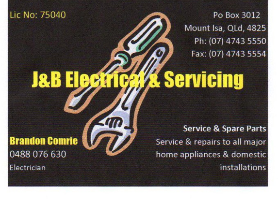 J & B Electrical & Servicing - Ryan, QLD