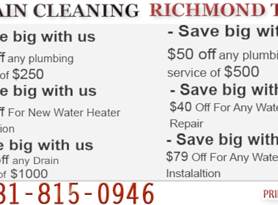 #TX Services _Drain Cleaning Richmond - Dallas, TX