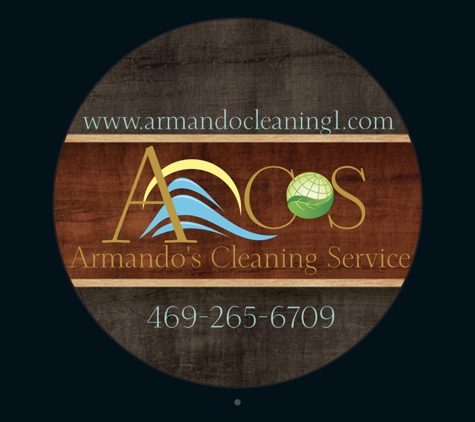 Armando's Cleaning Service - Dallas, TX. New Logo for 2018: Fresh, Clean & Sparkle!
Eco-Friendly Products Available Upon Request.