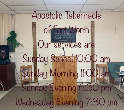 Apostolic Tabernacle Fort Worth - White Settlement, TX