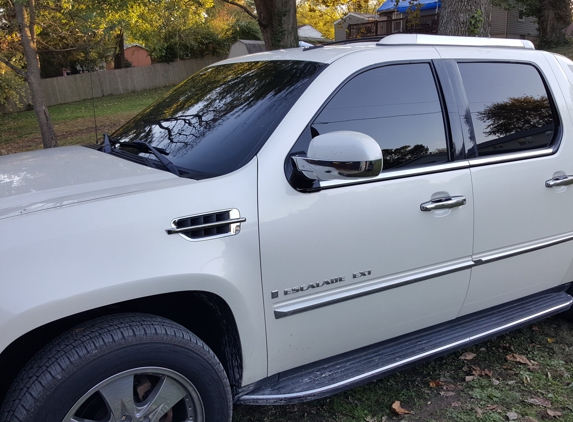Ledgendary Window Tinting - Godfrey, IL. Full-window tint wrap including the full windshield to complete the cabin