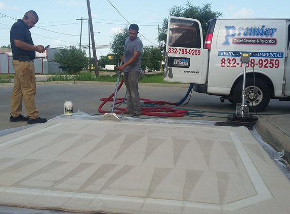 Premier Contracting Service, LLC - Houston, TX. CLEAN COMMERCIAL RUG!