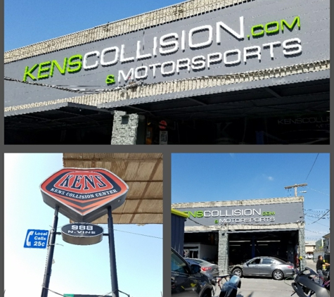 Ken's Collision Center - Los Angeles, CA. View from outside