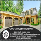 Plano Garage Spring Repair