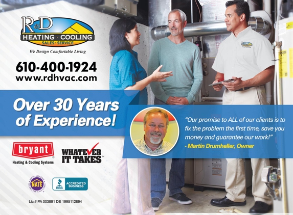 R & D Heating & Cooling - Kennett Square, PA