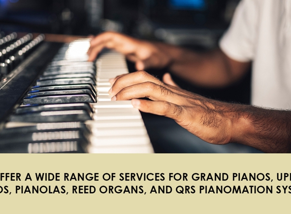 All Piano Services - Toongabbie, NSW. We offer a wide range of services for grand pianos, upright pianos, pianolas, reed organs, and QRS Pianomation systems.