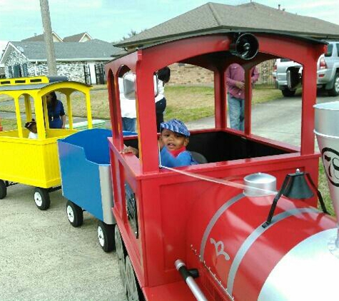 P & A Train Rides - Saint Rose, LA. Happy little fellow...��������