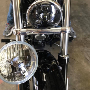 Mildura Auto Electrics - Mildura, VIC. This client wanted to upgrade his dull headlight to white light LED.