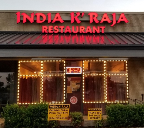 India K' Raja Restaurant - Richmond, VA
