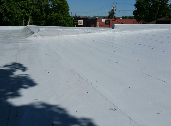 J Smegal Roofing & Renovations - Pittsfield, MA. Silicone roof coating 