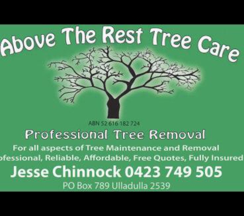 Above The Rest Tree Care - Conjola, NSW