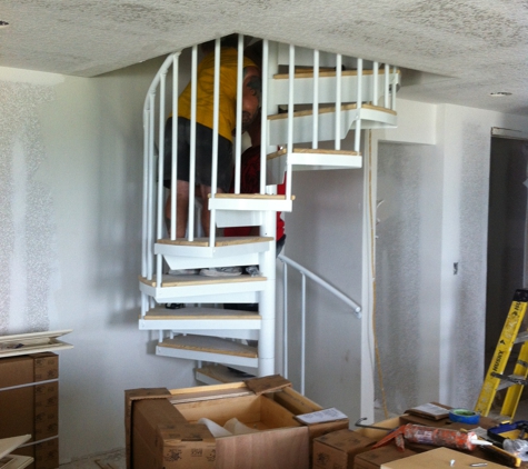 Abel Construction - Daytona Beach, FL. Spiral Staircase