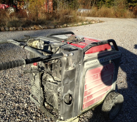 American Honda, Power Equipment Division - Alpharetta, GA. Burned to a crisp.