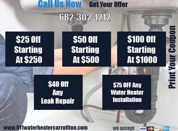 911 Water Heater Carrollton TX - Carrollton, TX