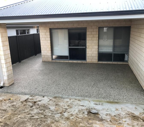 Crusader Concrete - Ravenswood, WA. Our new patio