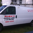 Black Sewer Line Cleaning