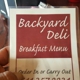 Back Yard Deli