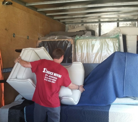 1st Choice Moving By Jenkins - Evansville, IN. Chris loading