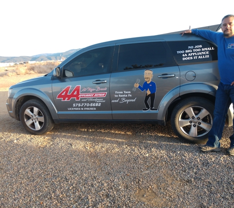4A Appliance Repair & Handyman Services - El Prado, NM. From Taos too Santa Fe and Beyond!
