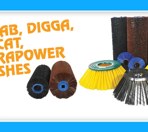 P.F. Brady Pty. Ltd. - Campsie, NSW. Scarab, Digga, Bobcat, Hydrapower Brushes