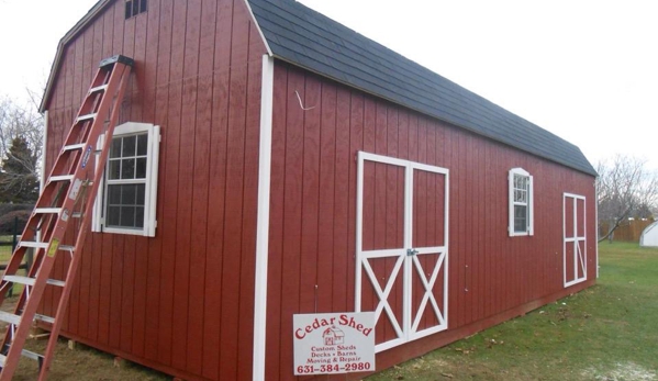 the cedar sheds - riverhead, NY. colomial barn 12x 36