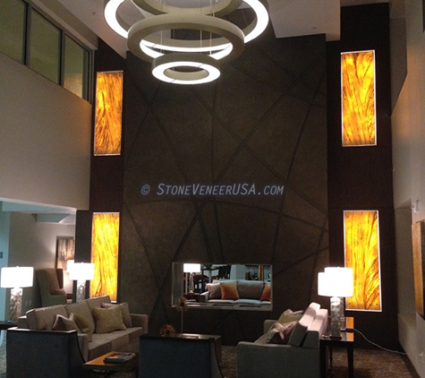 Stone Veneer USA - Backlit Stone - San Antonio, TX