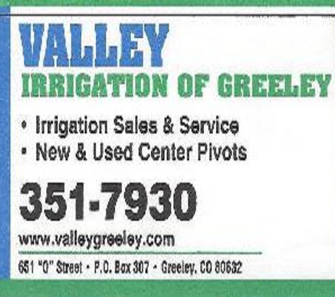 Valley Irrigation Of Greeley - Greeley, CO