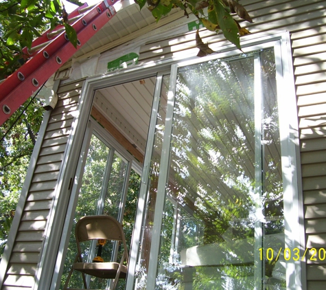 McGee's Handyman Services - Odessa, MO. Put in sliding glass doors at the lake Lafayette Home