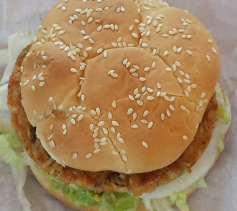 Burger Hut - Needles, CA. Veggie Burger