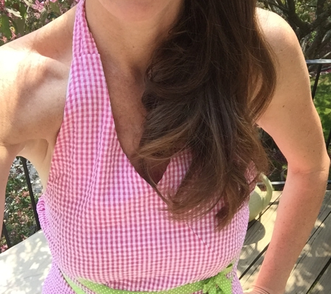 Arc's Value Village Thrift Store and Donation Center - Minneapolis, MN. Pink gingham dress to match my party table!