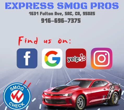 Express Smog Pros - Sacramento, CA. find us...