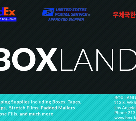 Box Land - Los Angeles, CA