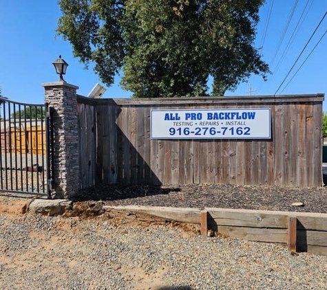 All Pro Backflow - Rocklin, CA