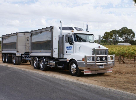 Milton Transport - Nuriootpa, SA. Bulk Grape Cartage & Transport