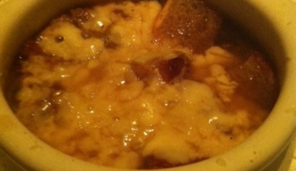 Steven's Steak & Seafood House - Commerce, CA. French onion soup