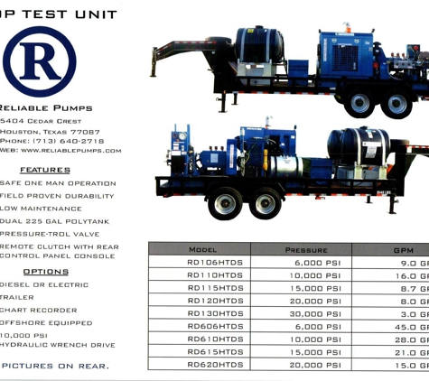 Reliable Pumps Consultants, Inc - Bossier City, LA