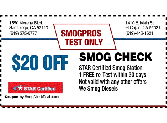 Smog Pros - San Diego, CA