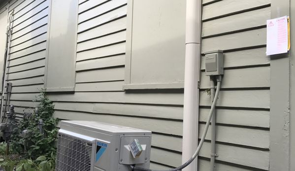 Power & HVAC Solutions - Ocean Springs, MS. Daikin Ductless mini split system installed for murky waters BBQ