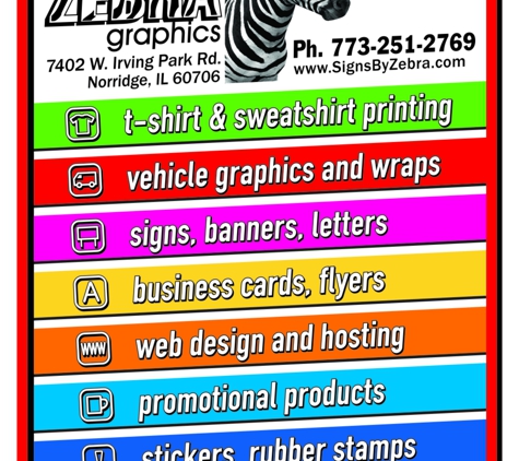 Zebra Graphics - Harwood Heights, IL