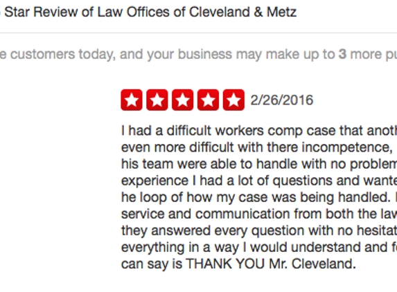 Law Offices of Cleveland & Metz - Riverside, CA