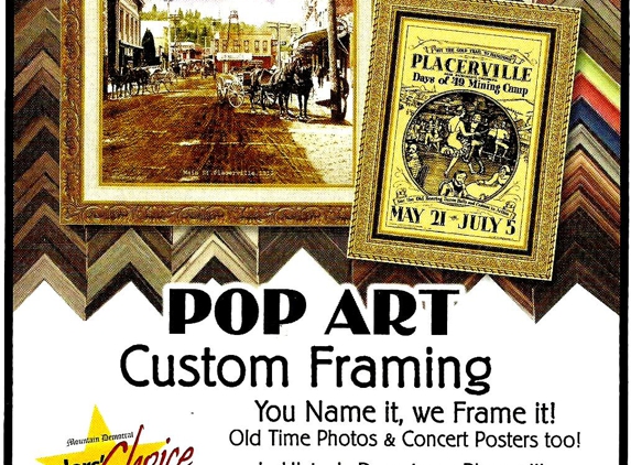 POP ART GALLERY & FRAMING - Placerville, CA