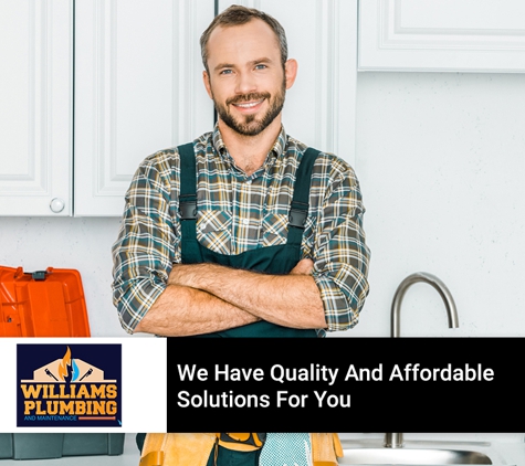 Williams Plumbing and Maintenance - Maffra, VIC. We Have Quality And Affordable Solutions For You